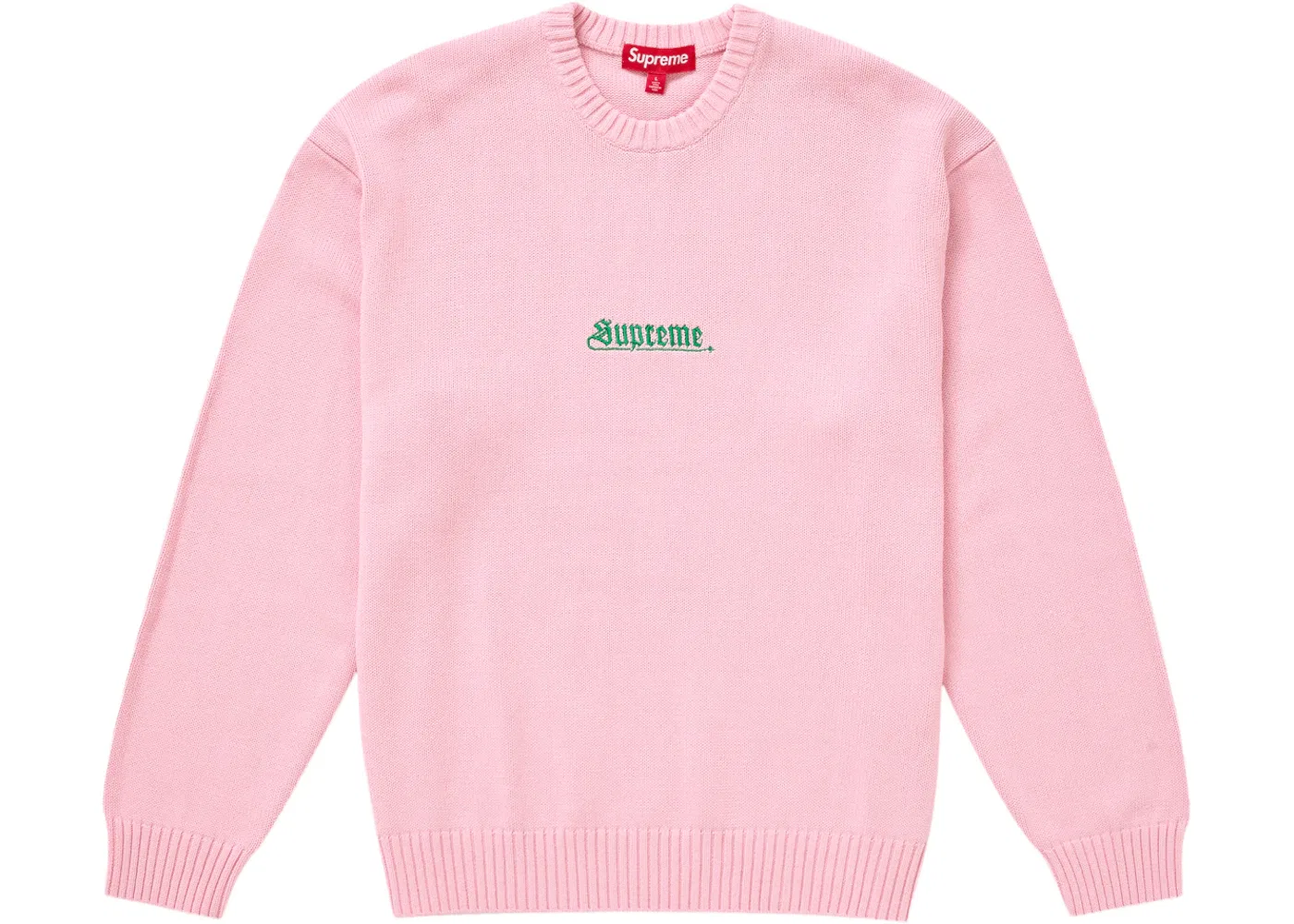 Мужской свитер с принтом Supreme, Pink
