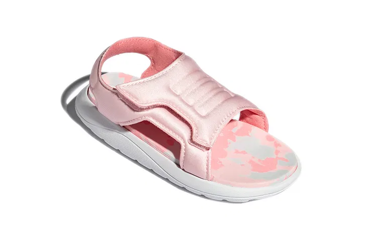Детские сандалии с закрытым носком на липучке Adidas Neo, Pink — фото 4