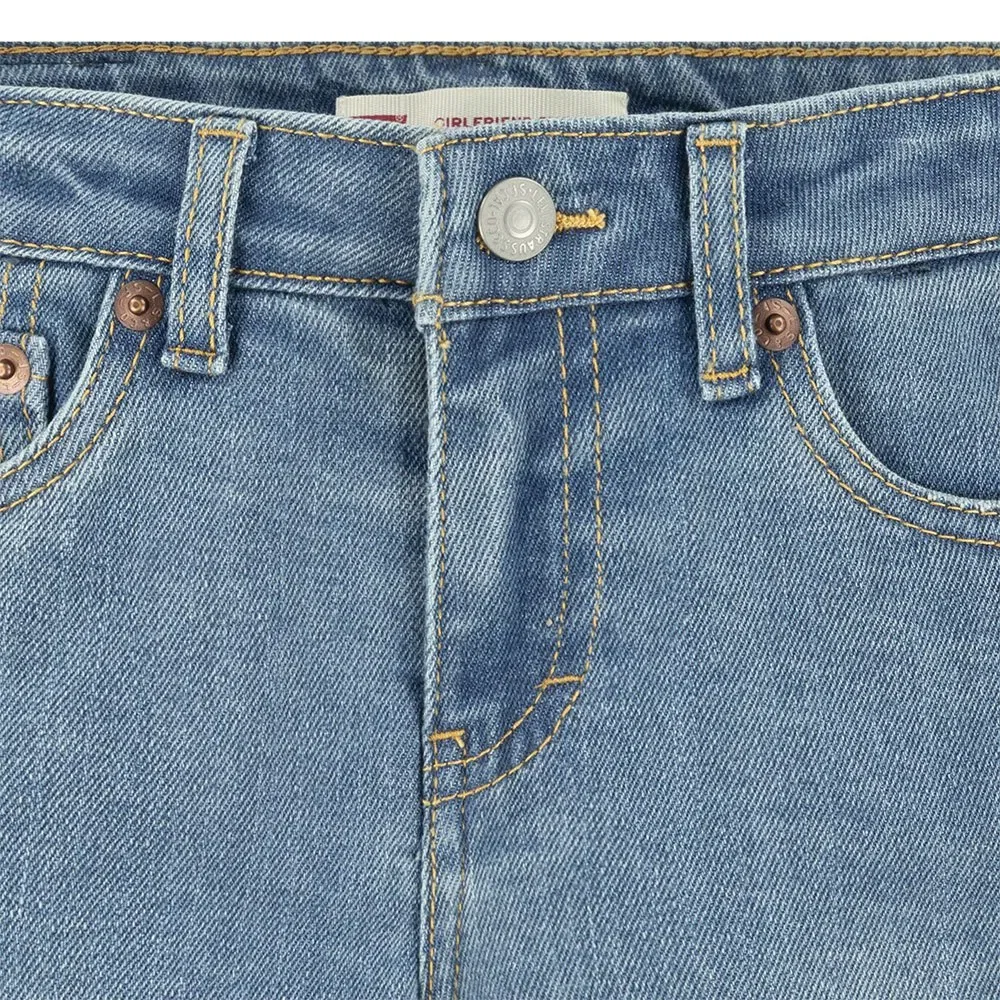 Детские джинсовые шорты Girlfriends Levi's, Blue — фото 4