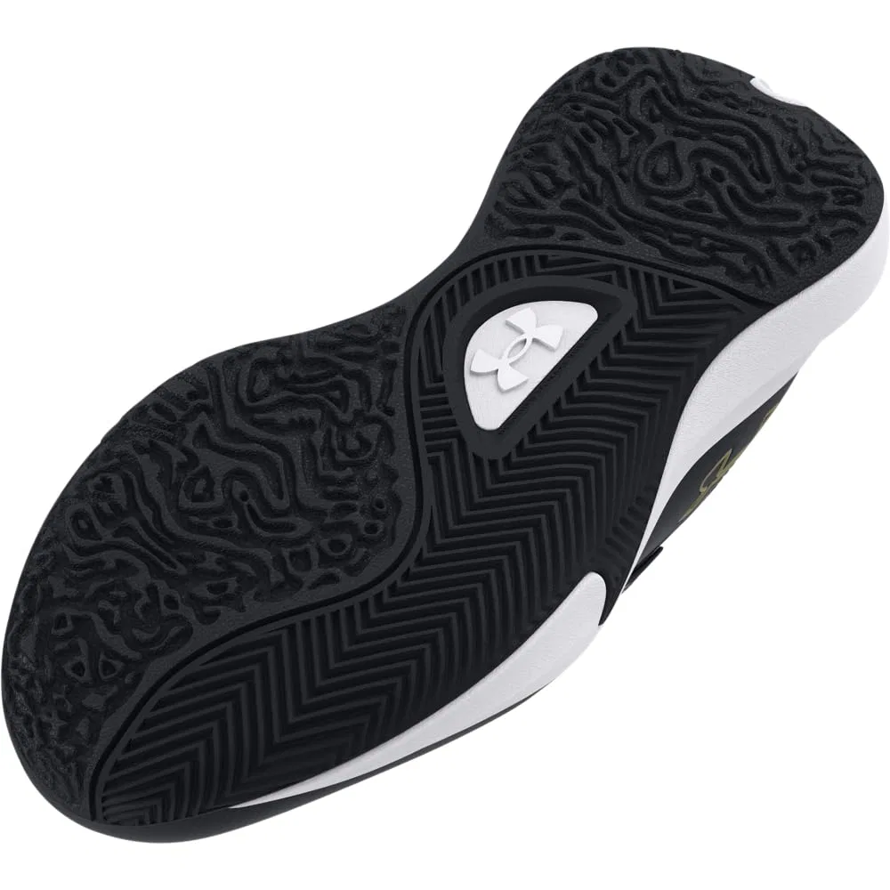 Детские кроссовки для девочек с шнуровкой Bloqueo Preescolar 7 Under Armour, Black — фото 3