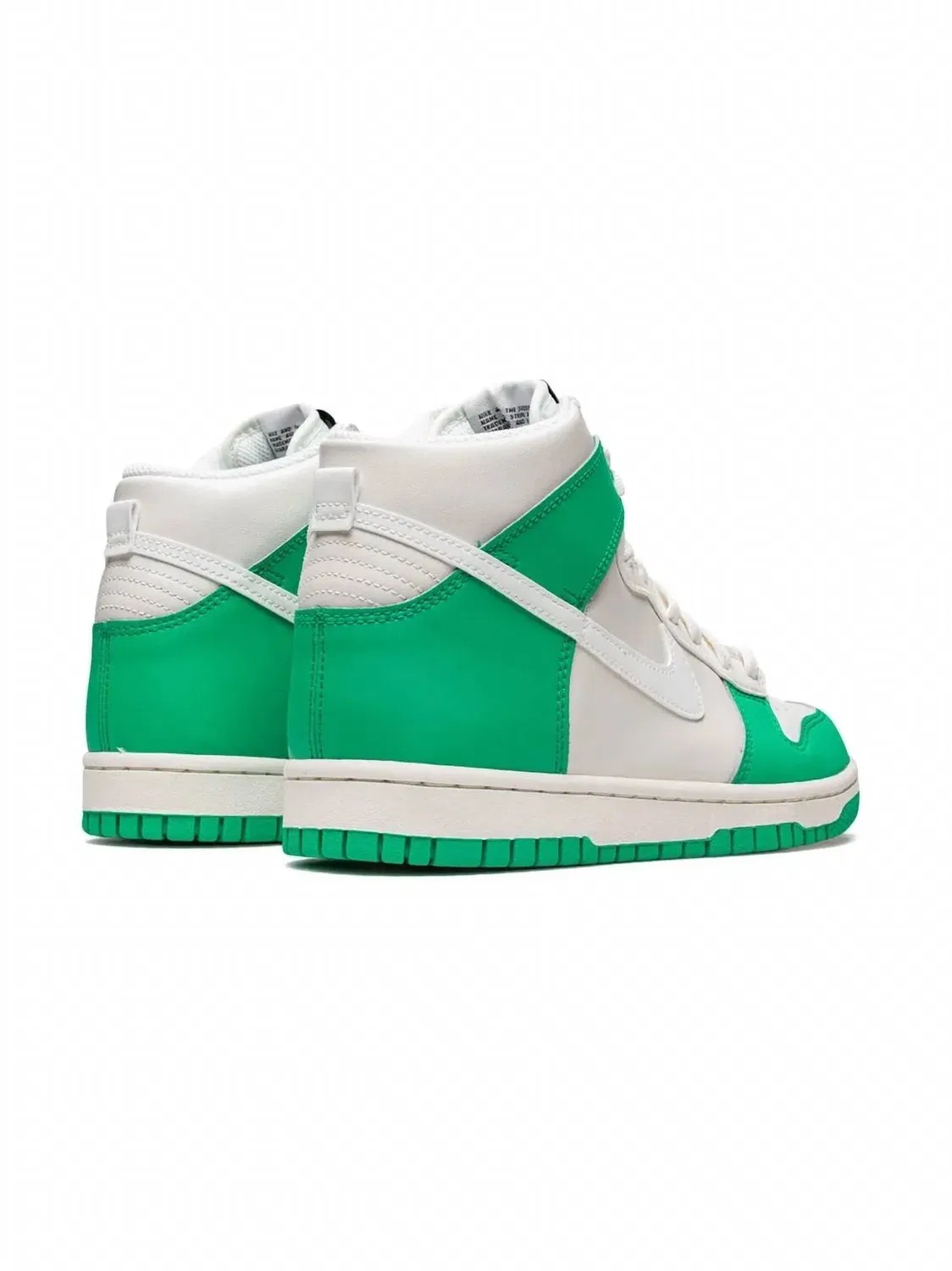 Детские кроссовки Nike Dunk High с логотипом Swoosh, Grey Green — фото 3