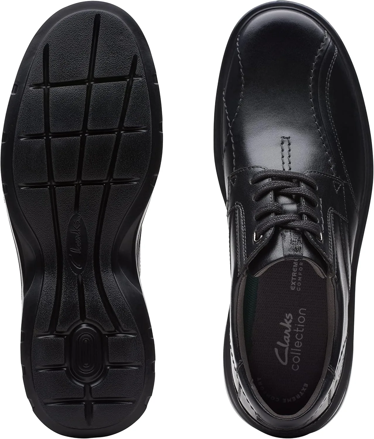 Мужские оксфорды Clarks Gessler Lace, черный/черный — фото 4