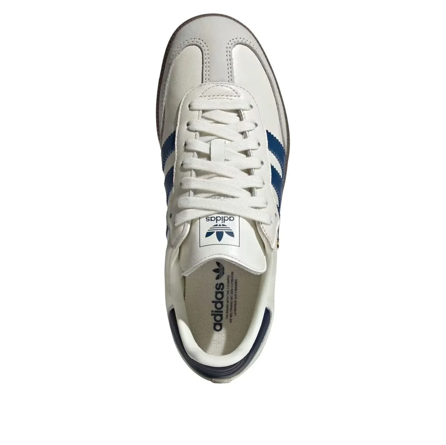 Кроссовки Adidas Samba 'Off White Dusky Petrol Night Indigo' — фото 4
