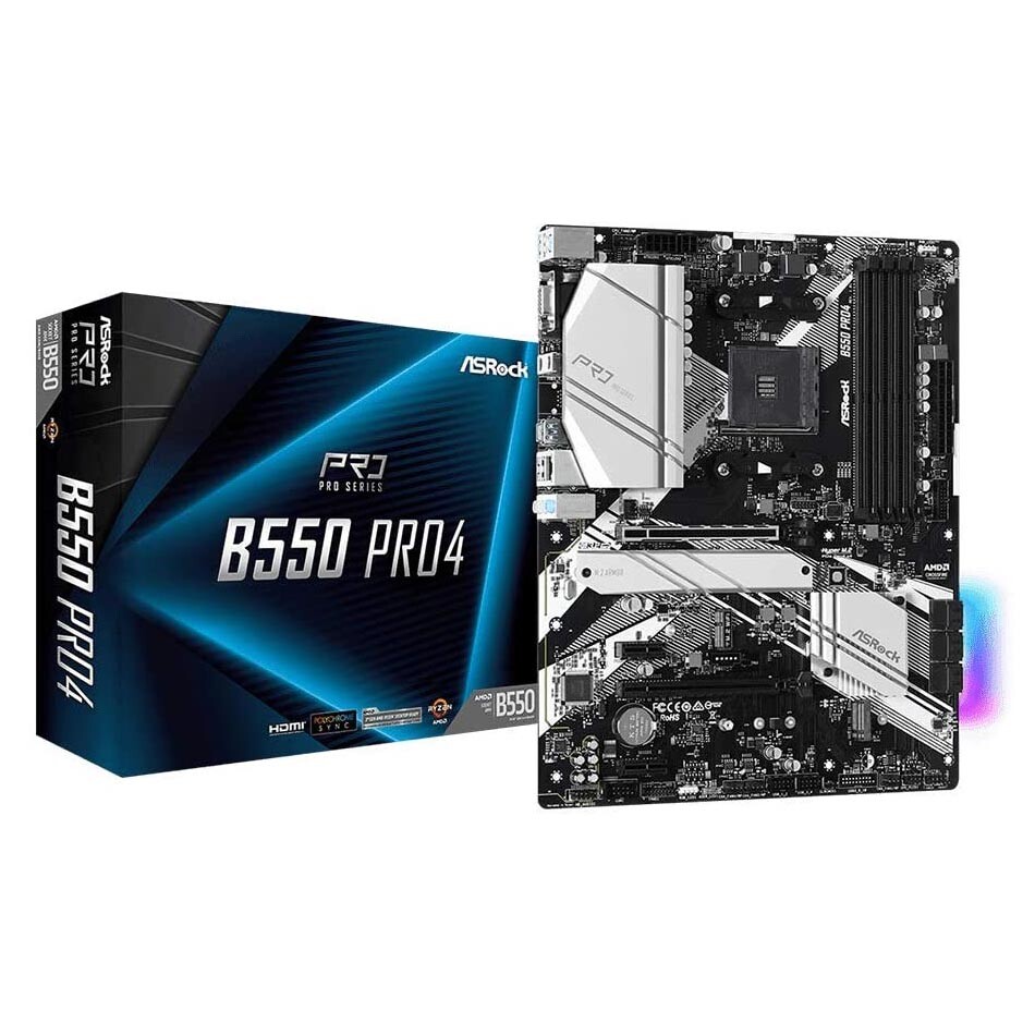 

Материнская плата ASRock B550 Pro4, AM4