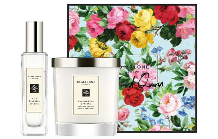Унисекс парфюмерный набор с ароматом шалфея и морской соли, модель Sage & Maris Sal Perfume Candle Box Limited Edition, Jo Malone London, Черный