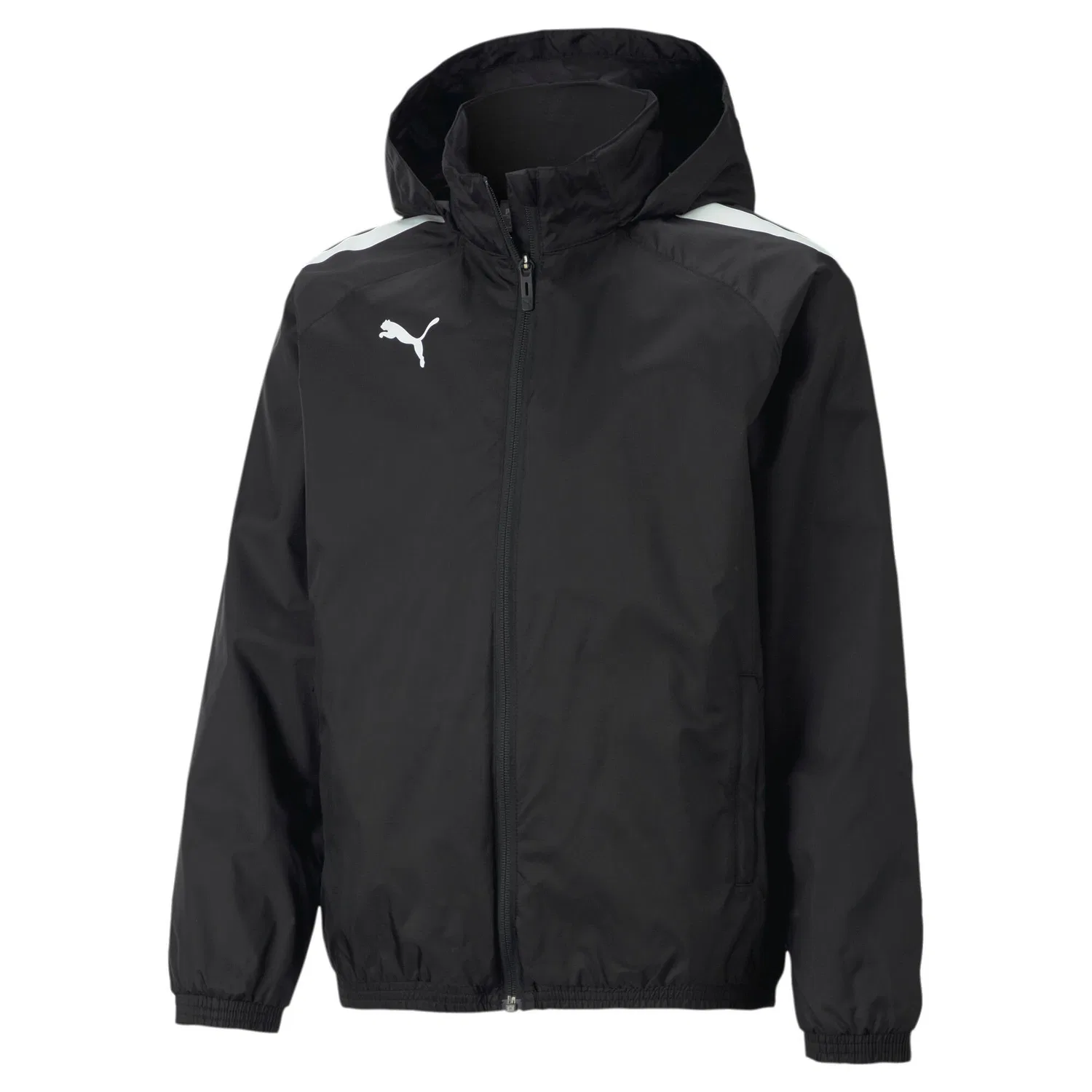 Детская всепогодная куртка teamLIGA All Weather Jkt Jr Puma, Schwarz