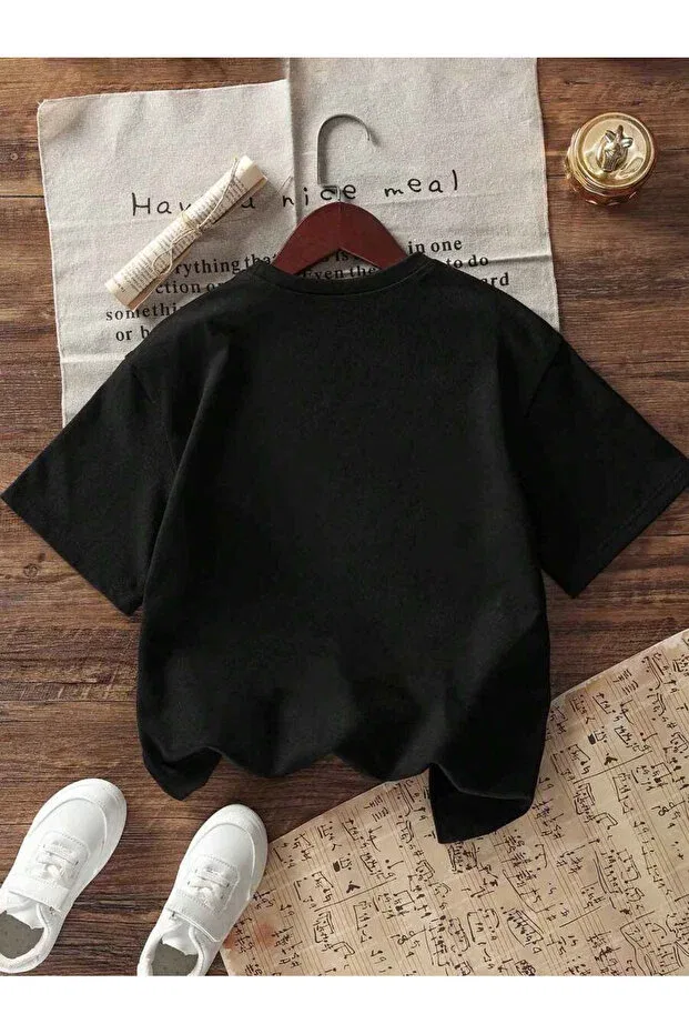 Детская футболка для девочек с принтом Capybara Printed Cc Collection, Black — фото 2