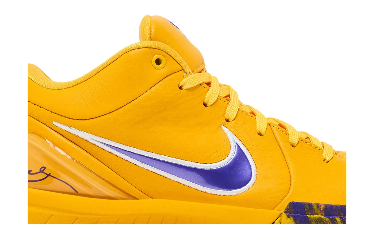 Кроссовки Nike Zoom Kobe 4 Protro GS, желтый — фото 2
