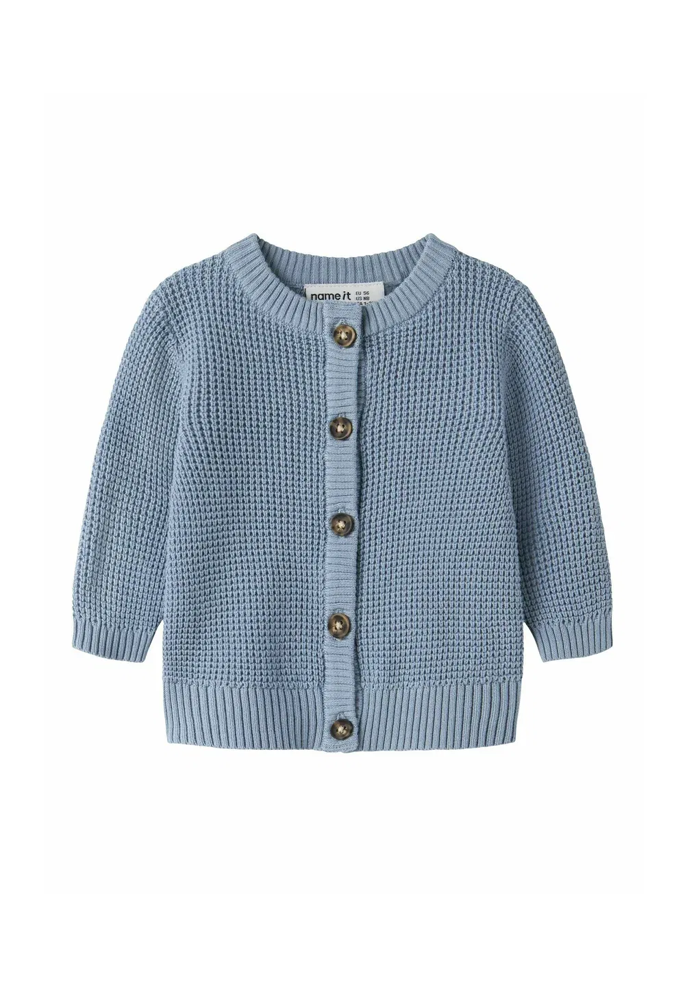 Nbnbubba ls knit card noos unisex - cardigan Name It, Ashley Blue1