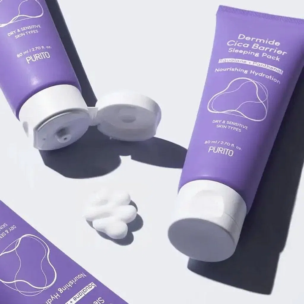 Маска для лица Purito — Ночная «Dermide Cica Barrier Sleeping Pack» от SEOUL, 80 мл — фото 2