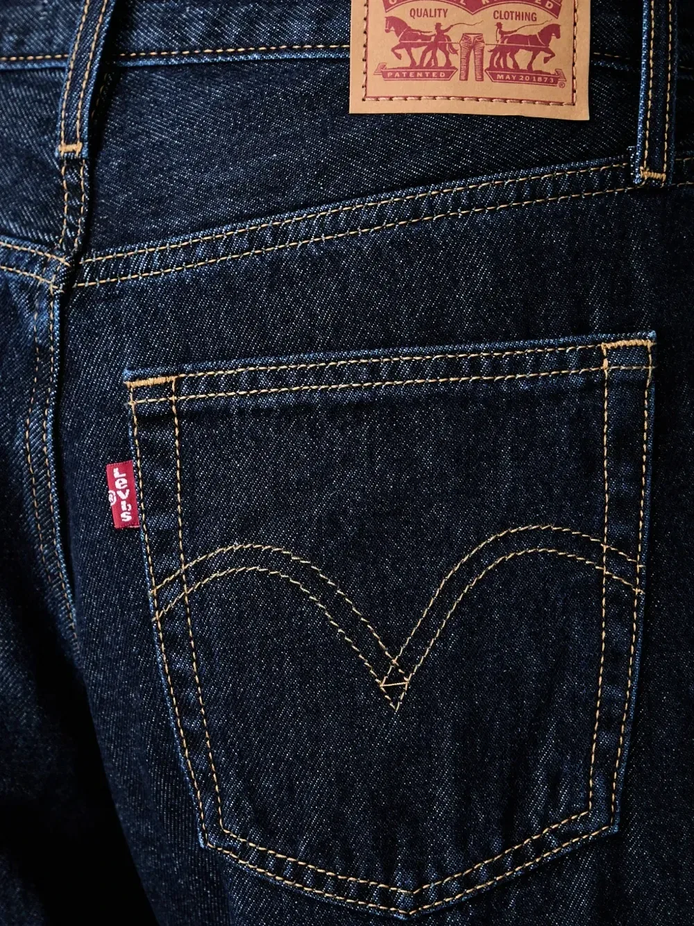 Широкие джинсы Levi's, синий — фото 4