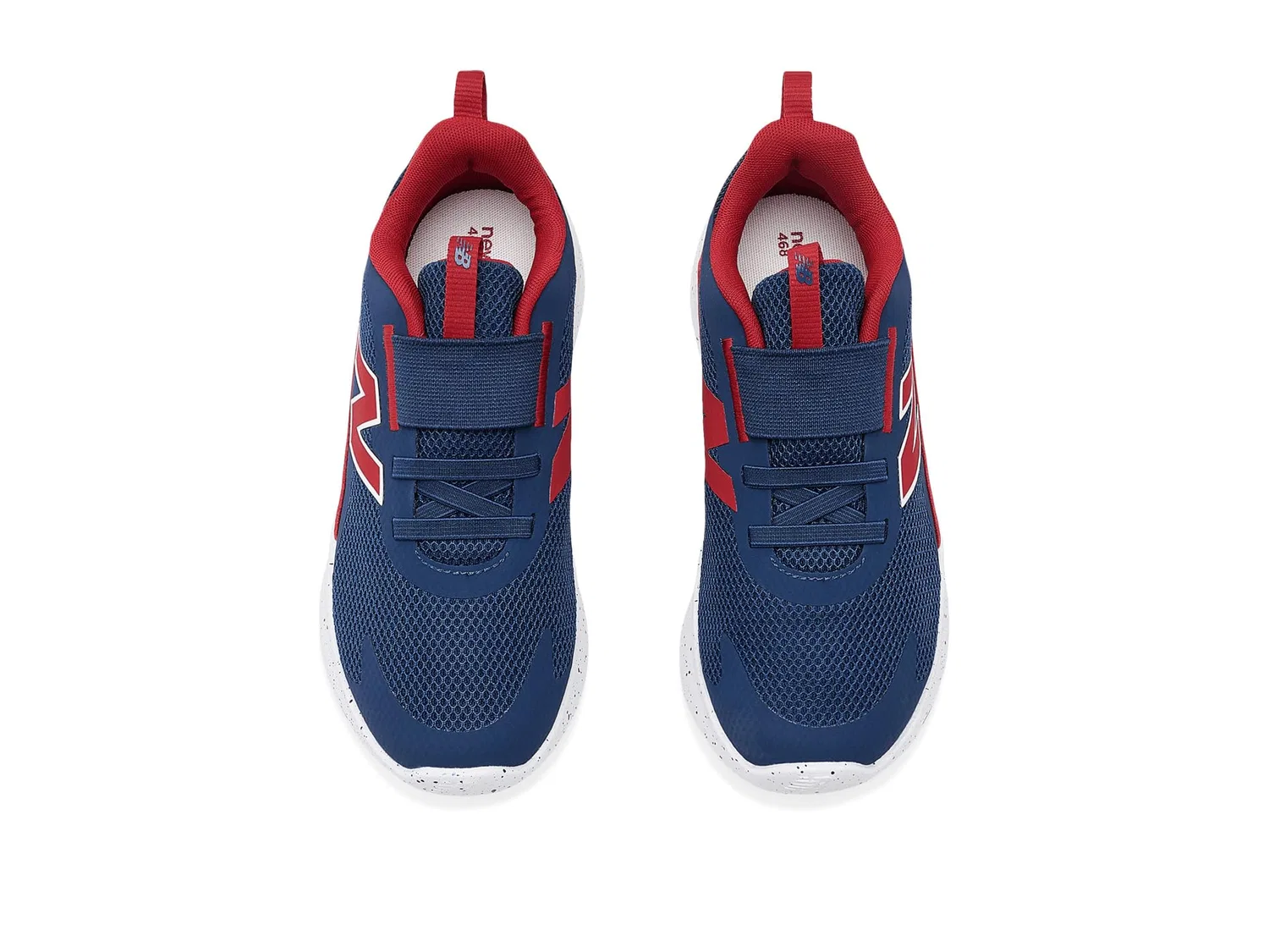 Кроссовки 468 Slip-On (для маленьких детей) New Balance Kids, NB Navy/True Red — фото 3