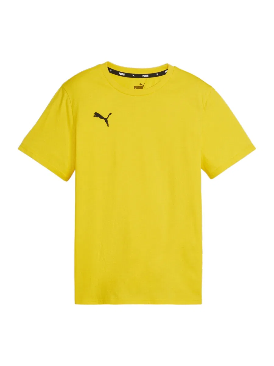 Футболка PUMA Performance 'TeamGoal' желтого цвета