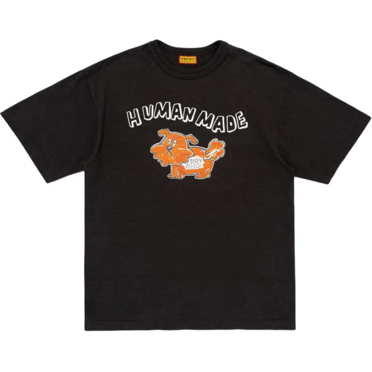 Детская футболка с круглым вырезом HUMAN MADE, Black