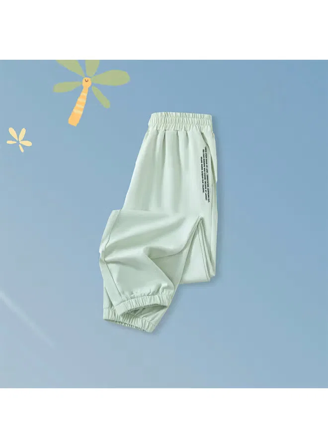 Штаны с принтом букв для мальчиков Jeanswest, светло-зеленый — фото 2