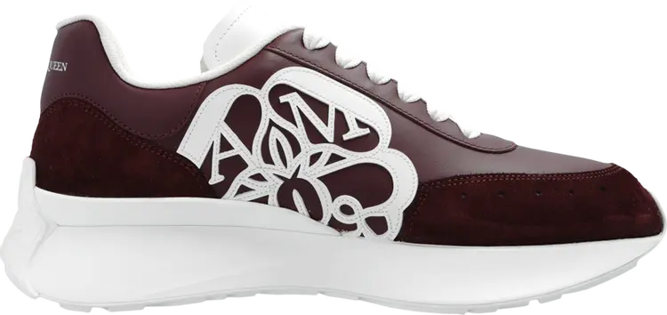 Кроссовки Alexander McQueen Wmns Sprint Runner 'Dark Burgundy', красный