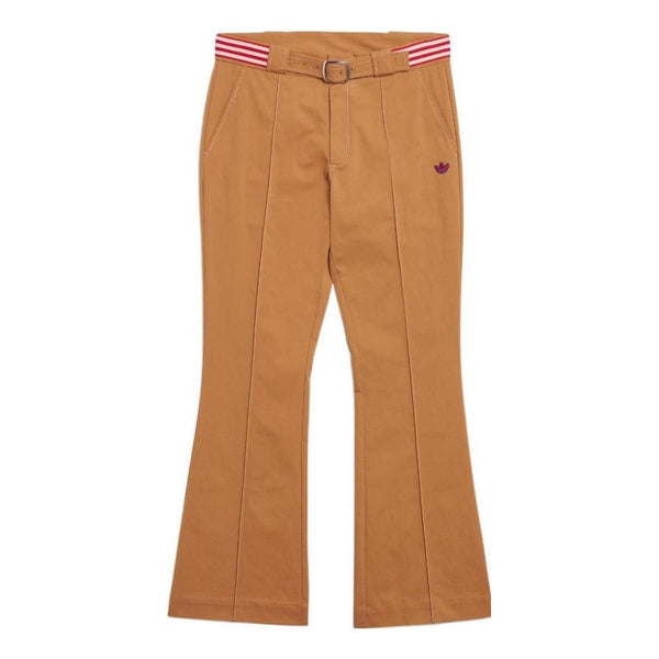 

Брюки x wales bonner flare trouser Adidas, коричневый