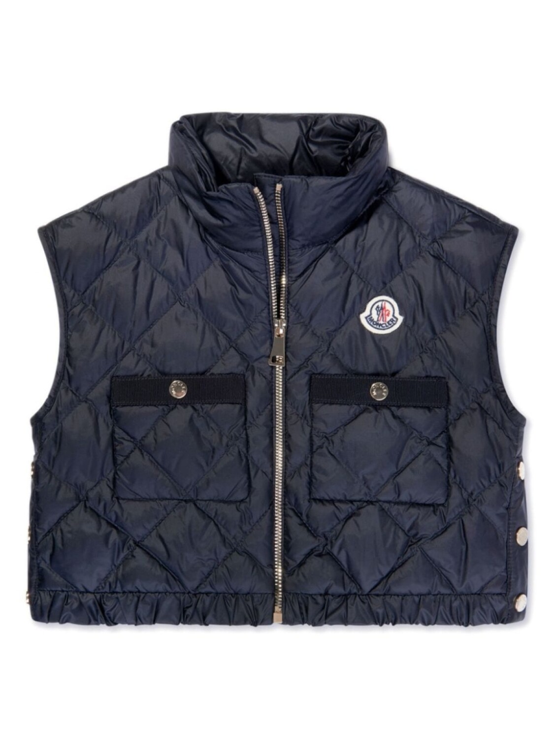 

Moncler Enfant стеганый жилет Garonna, синий