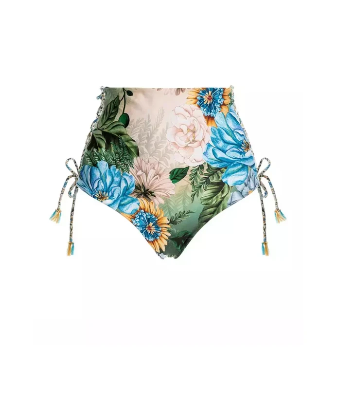 

Двусторонние плавки от бикини с высокой талией Agua By Agua Bendita, зеленый