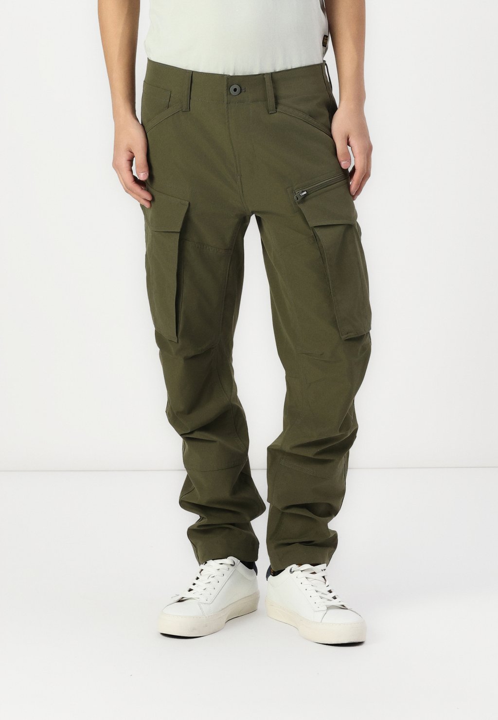

Брюки карго ROVIC ZIP REGULAR TAPERED G-STAR, оливковый