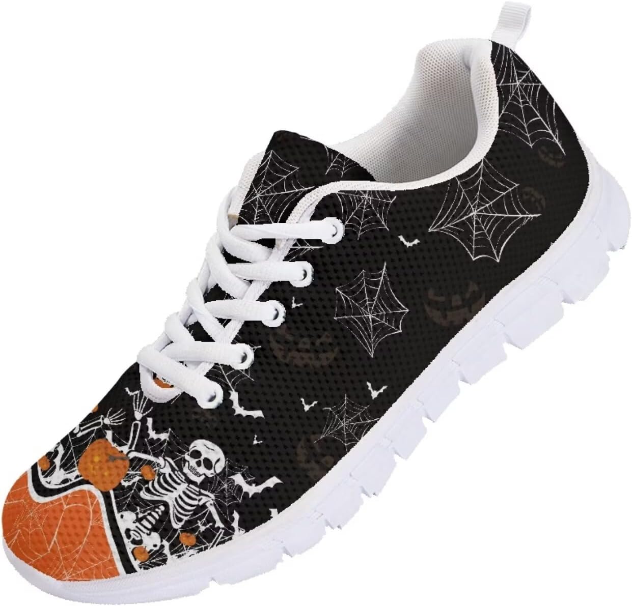 

Мужские кроссовки Funnydude Funny Print 2025, дышащие с сеткой, нескользящие, на шнуровке, Funny Skull