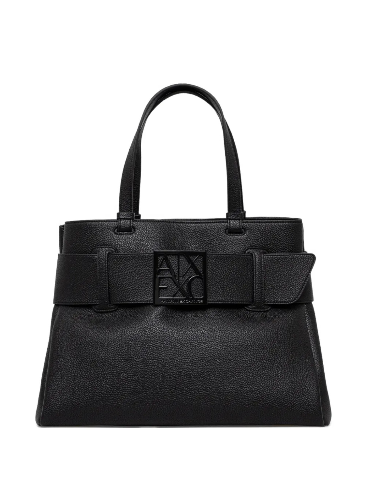 

Структурированная сумка-тоут Armani Exchange, черный