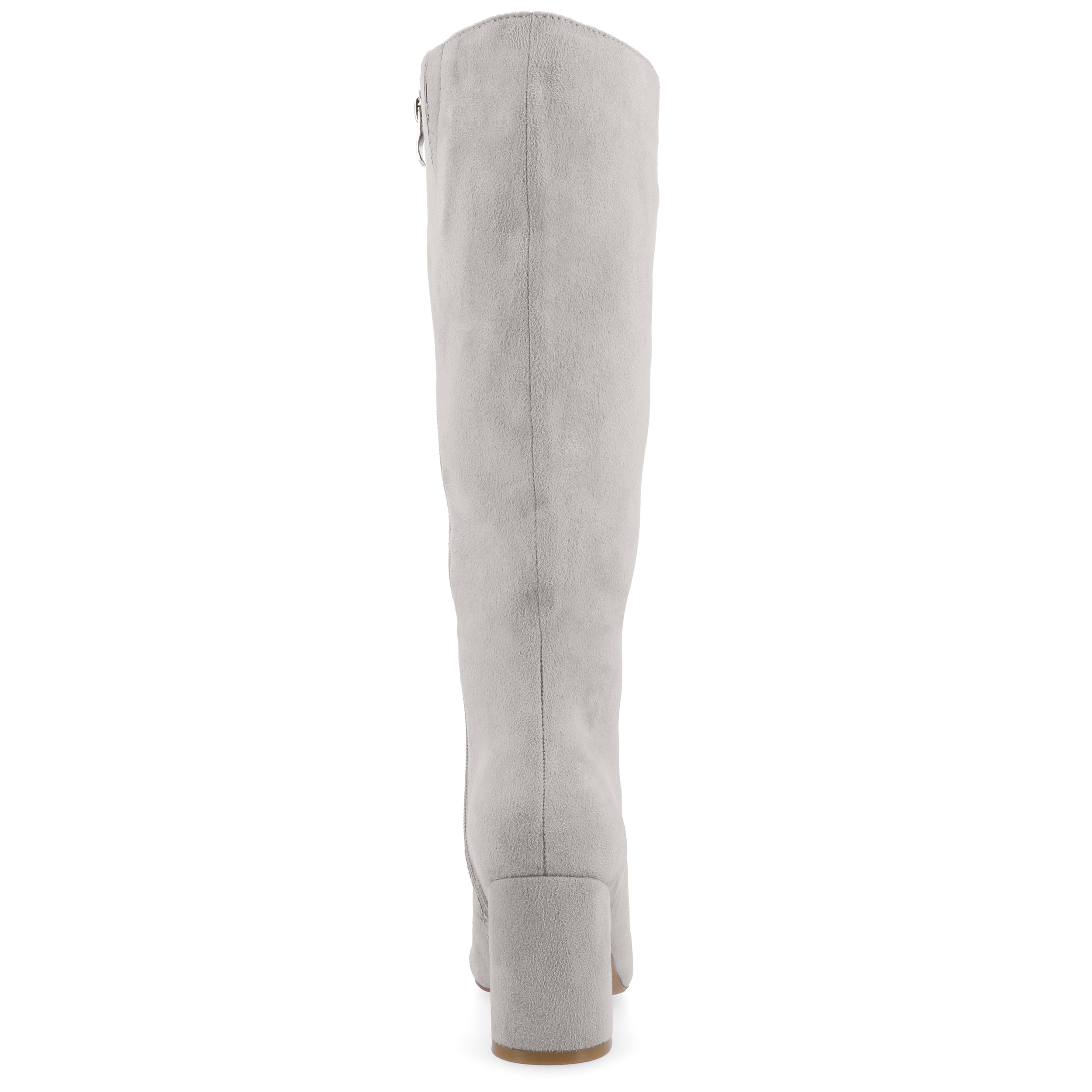 Journee Collection Широкий размер Сверхширокая голень Женские Ameylia Tru Comfort Пена Покрытый блок Каблук Острый носок Ботинки, серый — фото 3