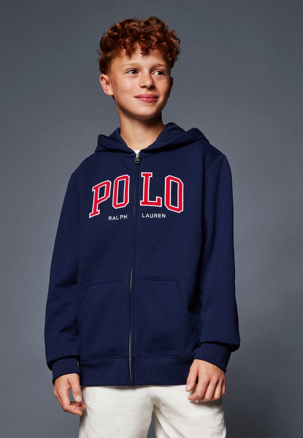 

Толстовка на молнии HOOD Ralph Lauren, темно-синий