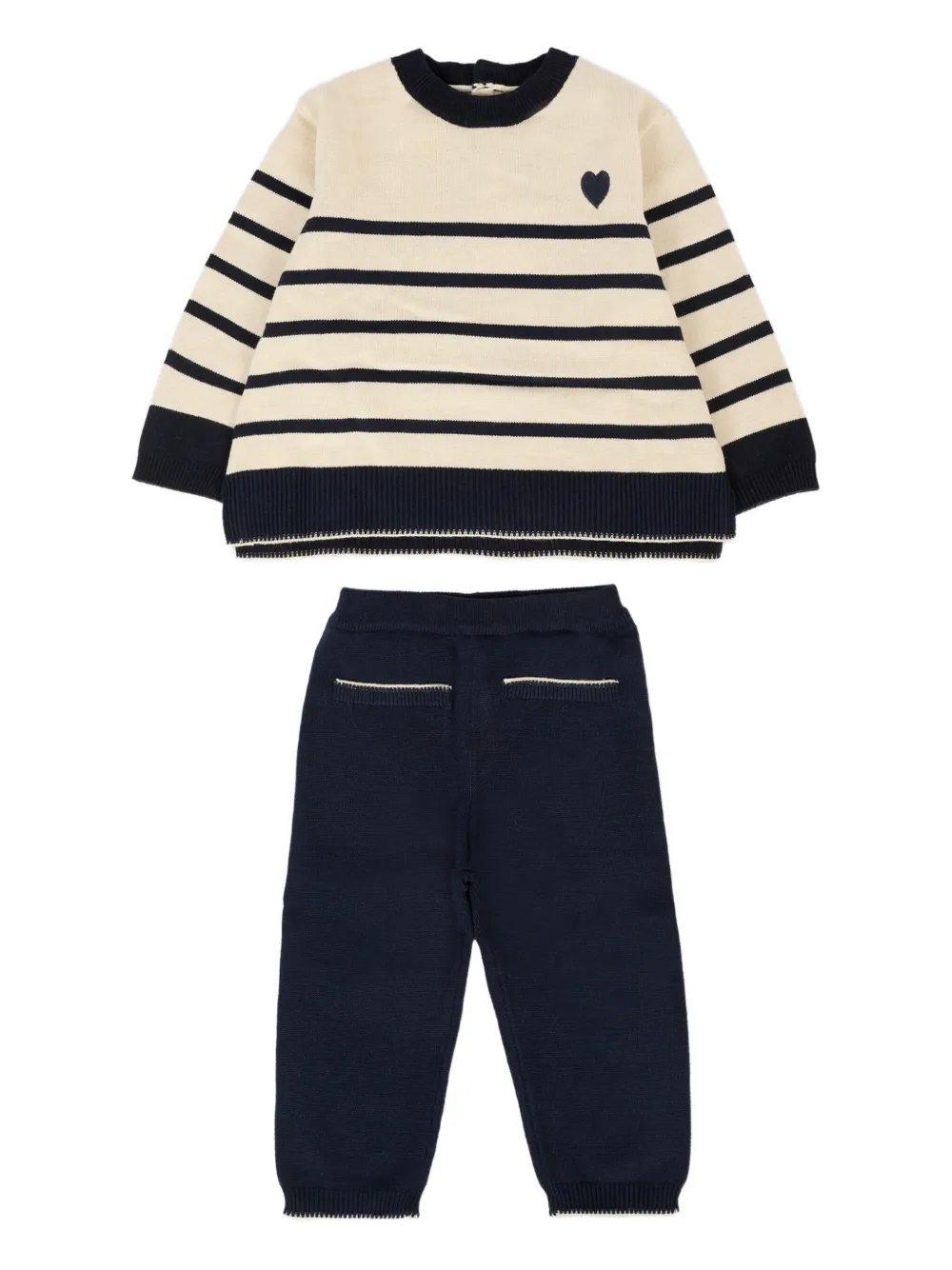 

Полосатый спортивный костюм Mayoral, синий