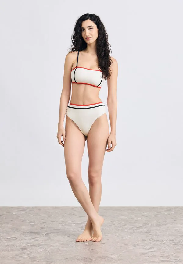 Классический бикини-топ с фирменной отделкой. Tommy Hilfiger, Ecru — фото 2