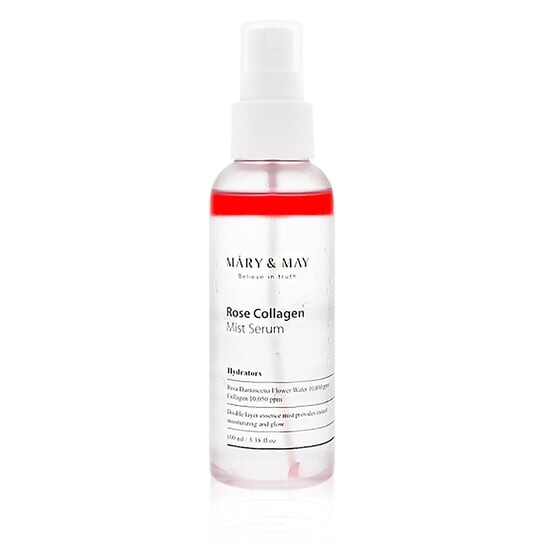 

Сыворотка для лица, 100 мл Mary&May, Rose Collagen Mist Serum, Mary & May