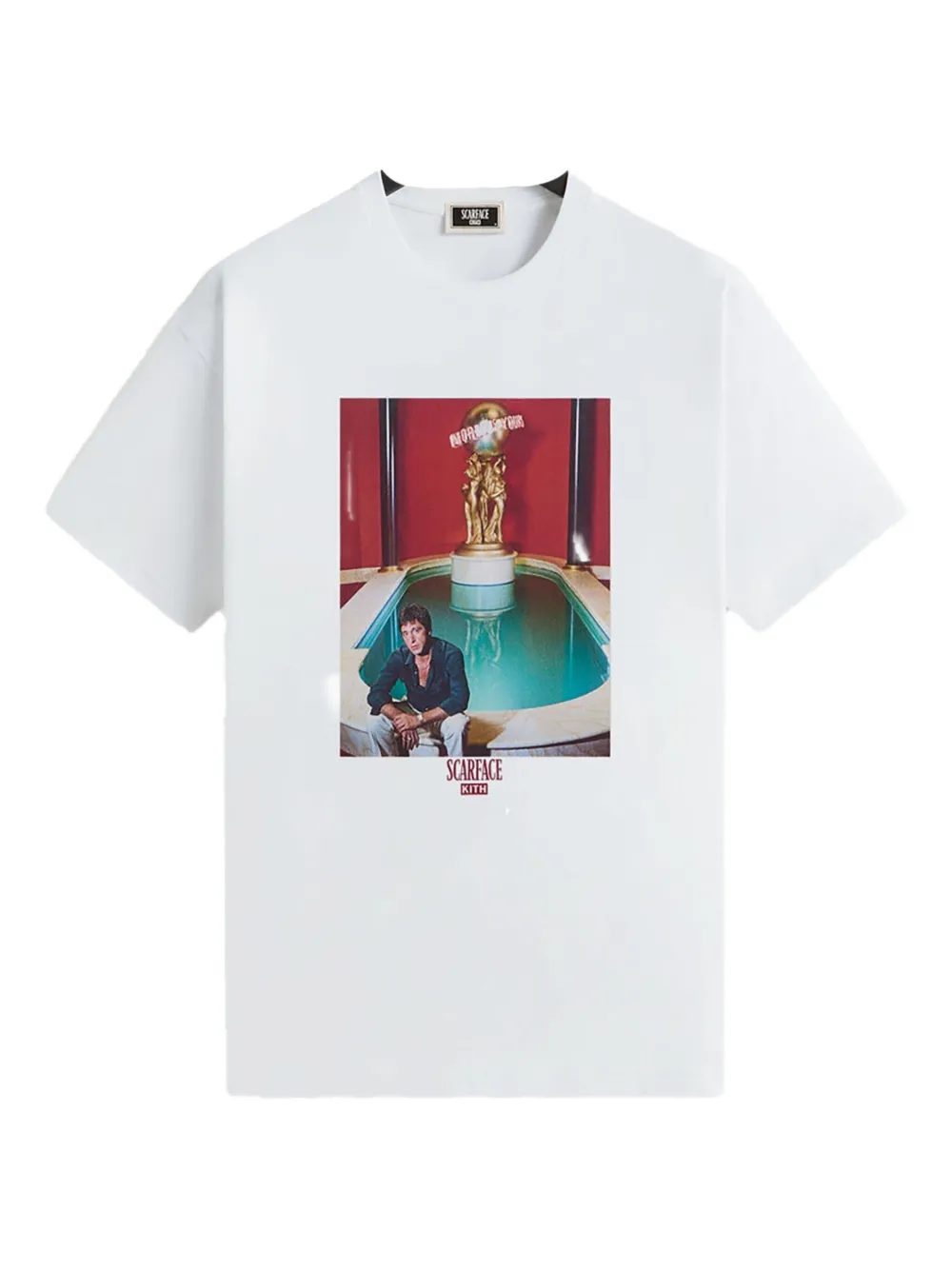 

Футболка с графическим принтом Тони из фильма «Лицо со шрамом» KITH, белый