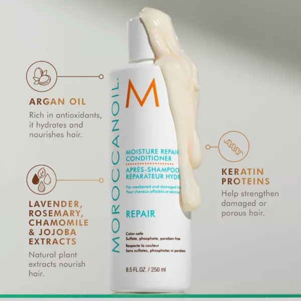 Кондиционер для восстановления влаги Moroccanoil, объем 480 мл — фото 4