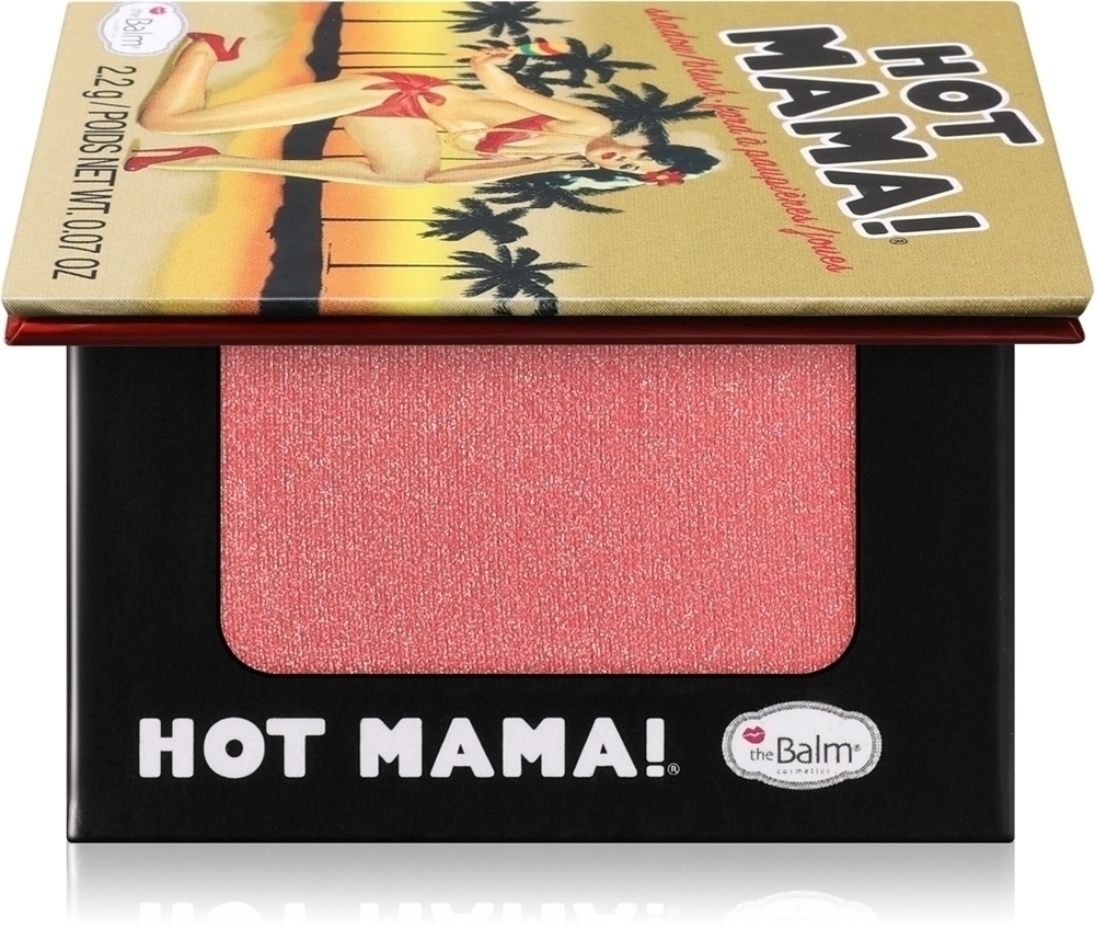 

Mama hot румяна и тени для век в одном Thebalm, atspalvis beautiful peachy pink 2,2 гр