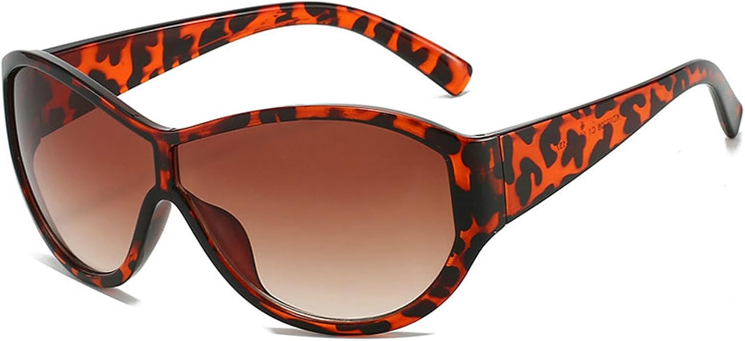 

Винтажные солнцезащитные очки-пилот большого размера Willochra для женщин, модные, в крупной оправе, цельные, солнцезащитные очки-маска, стильные овальные очки с защитой от УФ-излучения UV400, C7