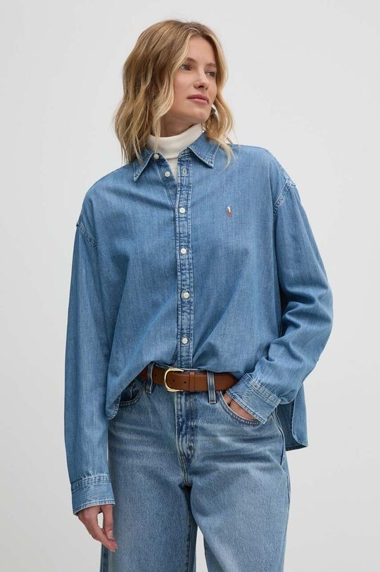 

Рубашка Polo Ralph Lauren, синий