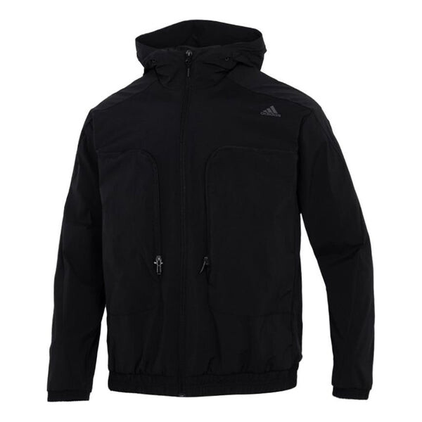 

Куртка adidas Cargo Athleisure Casual Sports Hooded Jacket Black, черный