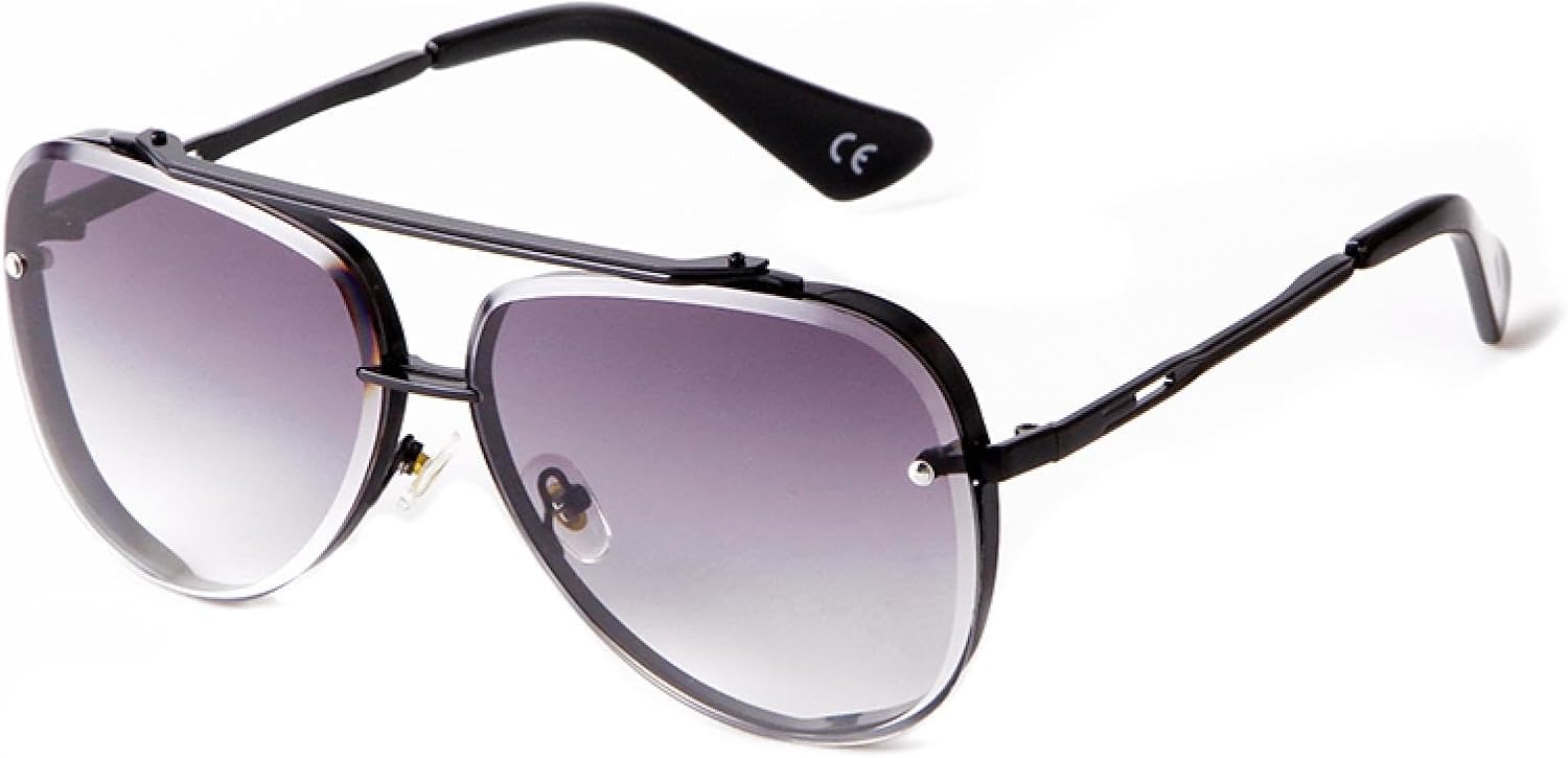 

Модные солнцезащитные очки с градиентными линзами для мужчин, ретро, ​​для вождения, для женщин, с металлическим двойным мостиком, защита от УФ-излучения UV400 TVTBBVV, 2