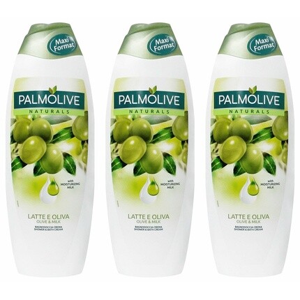 

Крем для душа и ванны Palmolive Milk & Olive 650 мл — 3 шт., Серый, Крем для душа и ванны Palmolive Milk & Olive 650 мл — 3 шт.