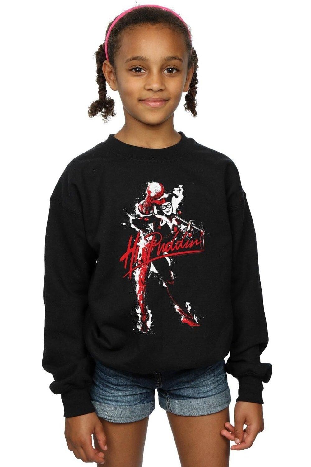 

Толстовка Harley Quinn Hi Puddin DC Comics, черный