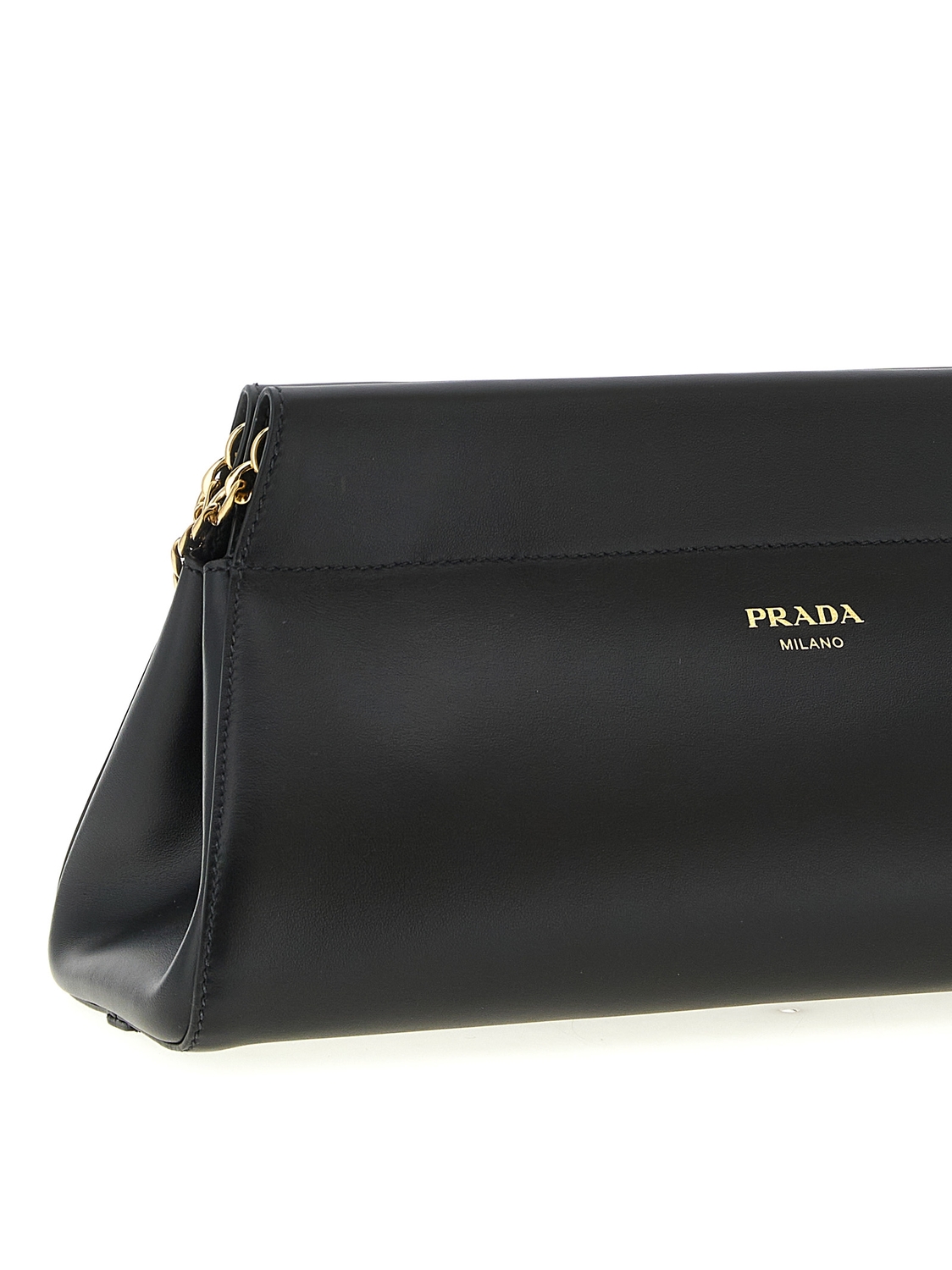 Сумка на плечо среднего размера «Enchaîné» Prada, черный — фото 3