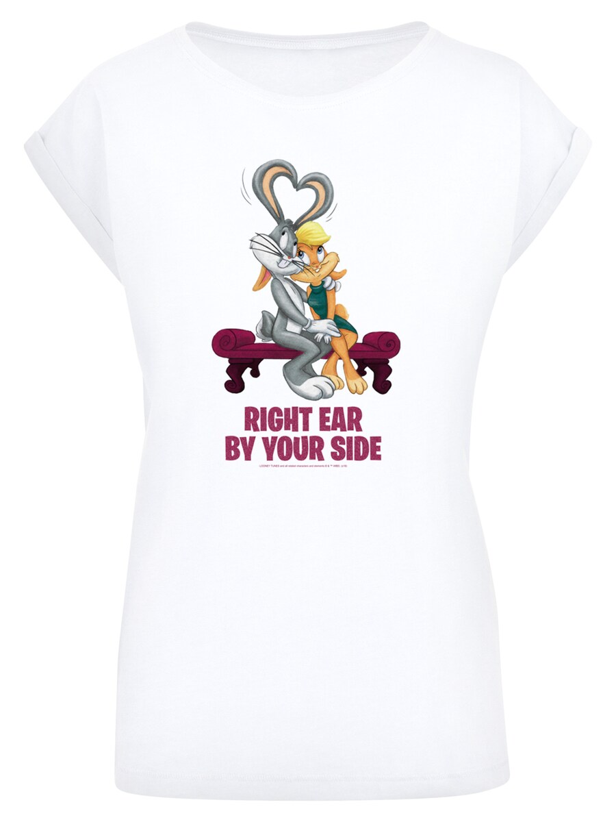 

Футболка F4NT4STIC Looney Tunes Bugs And Lola Valentines Cuddle, White