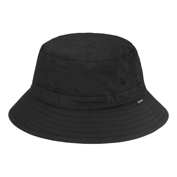 

Бейсболка x barbour waxed cotton crusher 'black' Supreme, черный