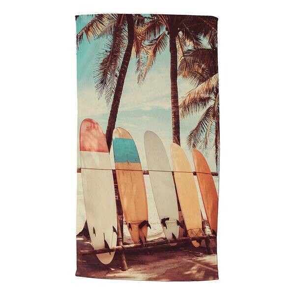 

Пляжное полотенце Good morning Vintage Surf, 100x180x1 см, многоцветный