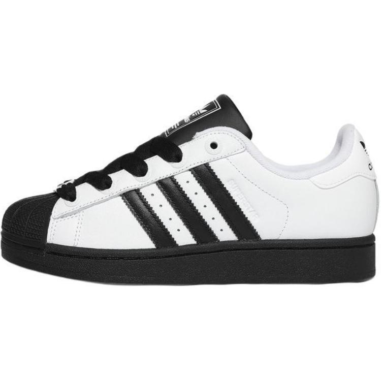 

Детские кроссовки для скейтбординга Superstar 2 Low Top Adidas, белый/черный