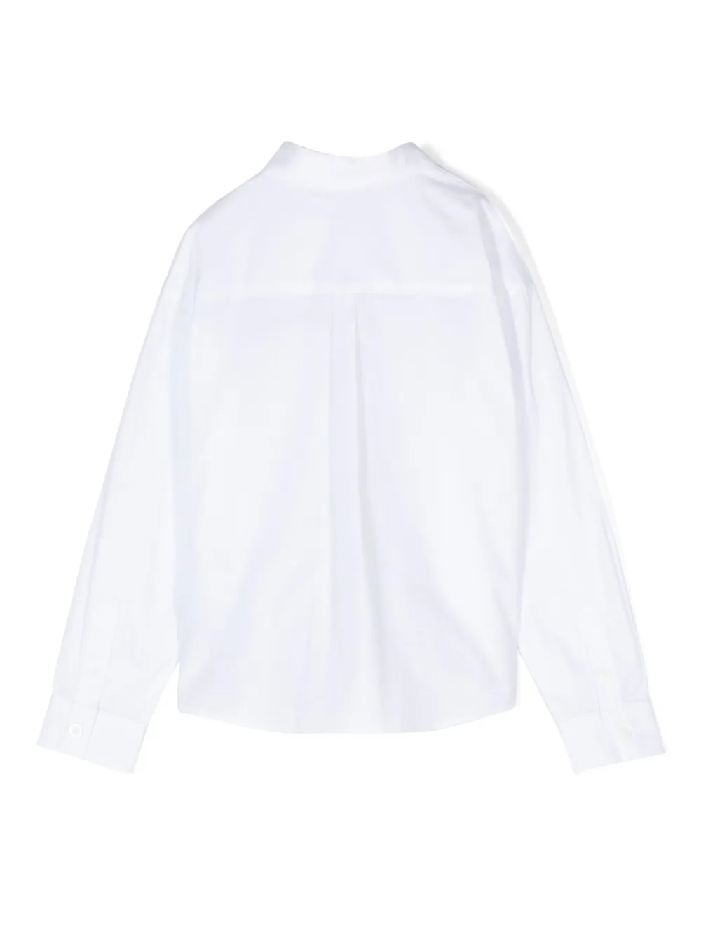 Рубашка с вышитым логотипом Emporio Armani Kids, белый — фото 2