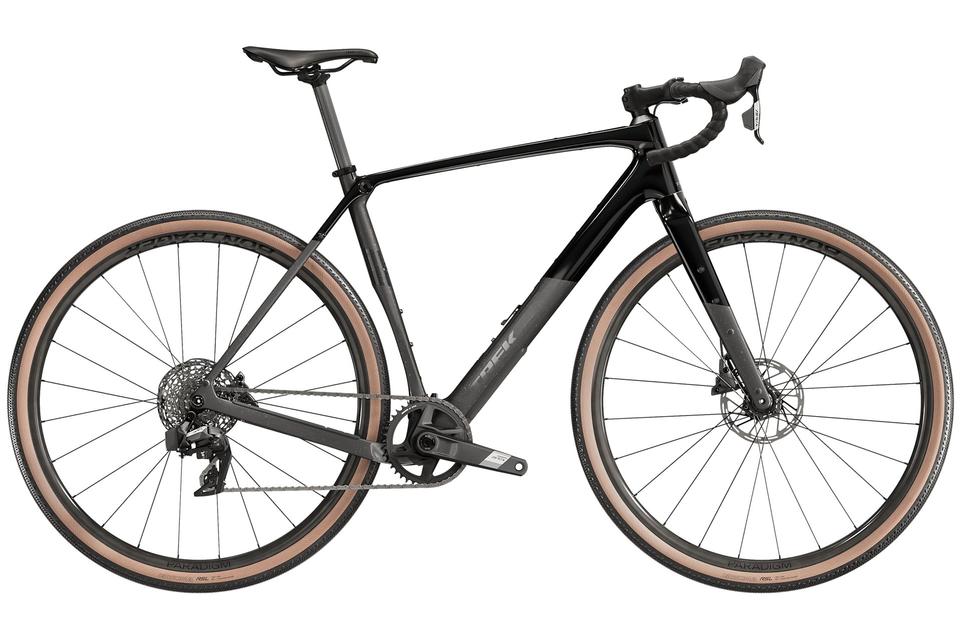 

Гравийный велосипед Trek Checkpoint sl 5 axs gen 3 - 28 дюймов - diamant - 2026, schwarz | trek black/matte carbon smoke