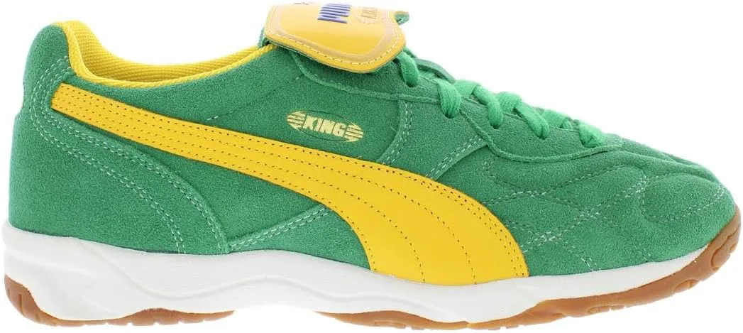 Мужские кроссовки Puma King для зала, зеленый/желтый