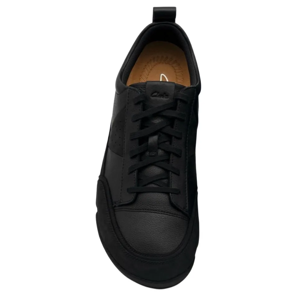 Clarks Мужские повседневные туфли из коровьей кожи черные — фото 3