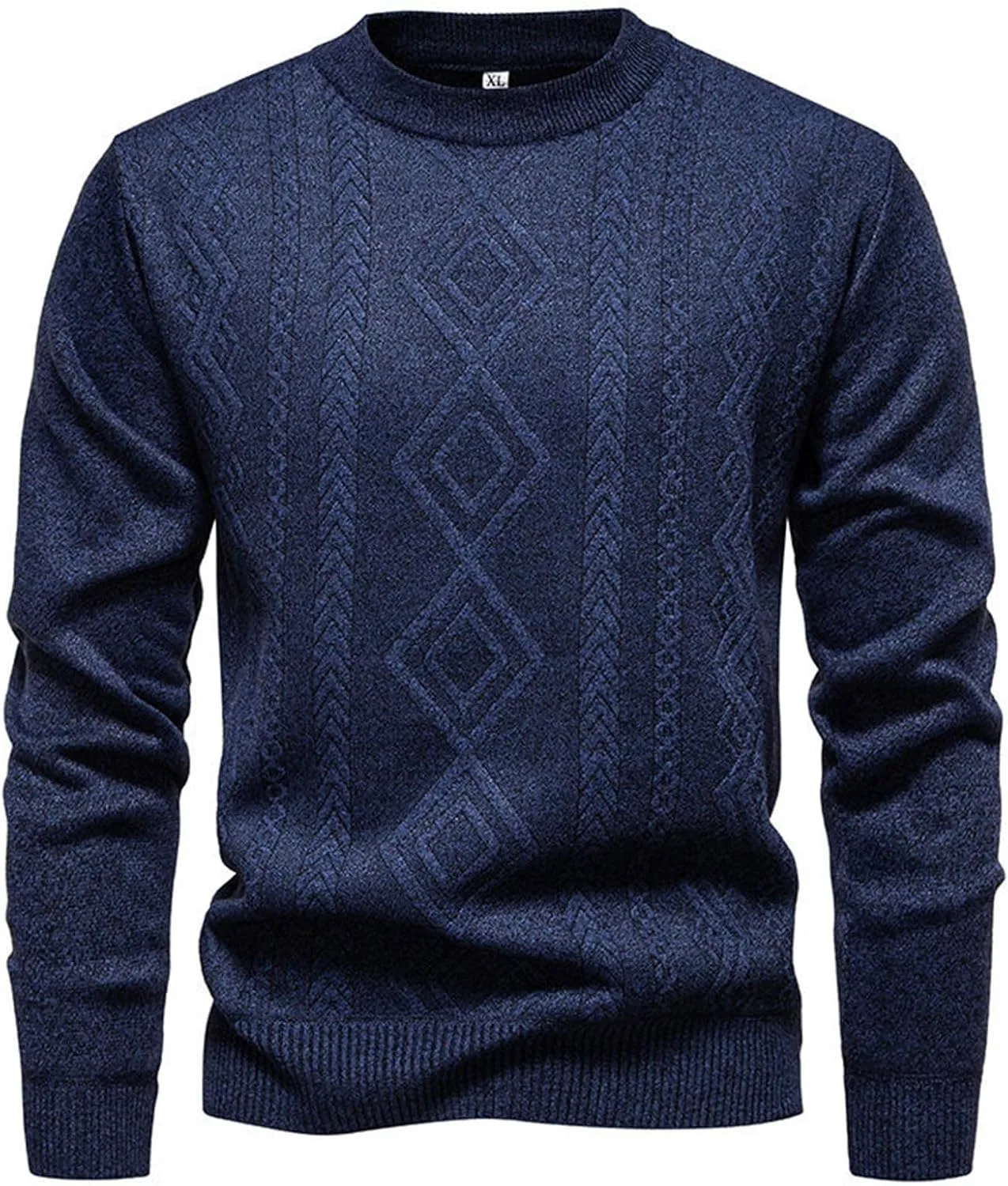 

Мужской свитер 2025, зимний, casual, crew neck, вязаный, легкий, slim fit, длинный рукав TXGMNA